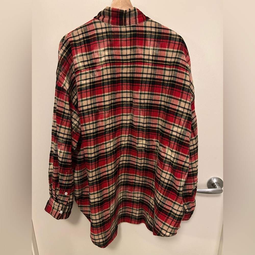R13 Red and Black Plaid Shirt - Picture 4 of 4